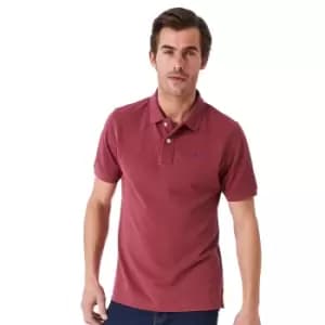 Image of Crew Clothing Mens Ocean Collared Cotton Polo Shirt L - Chest 42-43.5'
