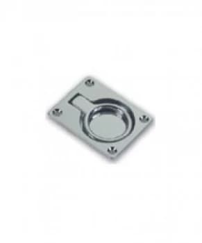 Image of Marine Lifting Ring Round in Brass and Chrome Plated