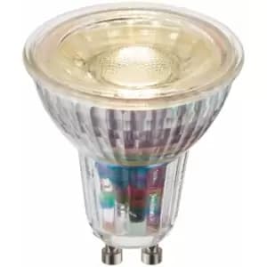 Image of Loops - 5.5W GU10 LED Bulb - Warm White - Dimmable Light Bulb - Clear Glass LED Lamp