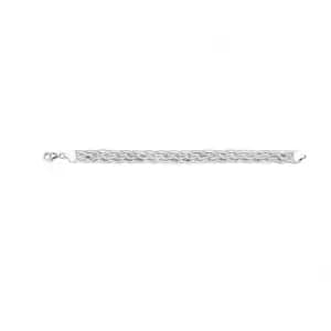 Image of Beginnings Sterling Silver B3231 Treccia Weave 19cm Bracelet