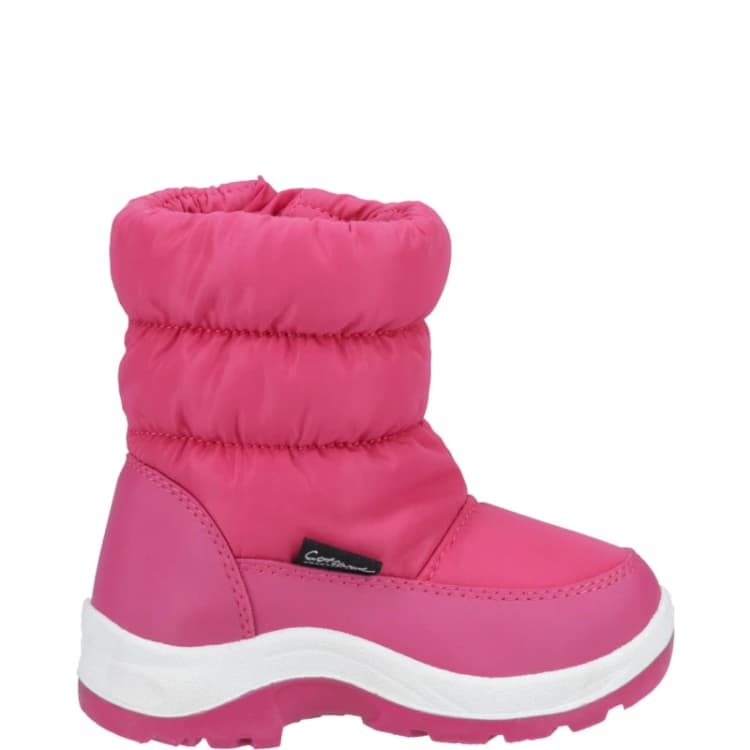 Image of Cotswold Boys Tirely Padded Winter Boots UK Size 2 (EU 34) pink COT836-Pink-2