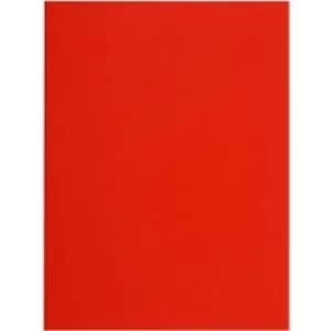 Image of Exacompta Recycled Square Cut Folders 160012E A4 Red 220gsm Board Pack of 500