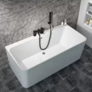Image of Freestanding Double Ended Back to Wall Bath 1700 x 740mm - Oslo