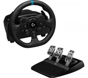Image of Logitech TrueForce G923 Racing Wheel and Pedals for Playstation