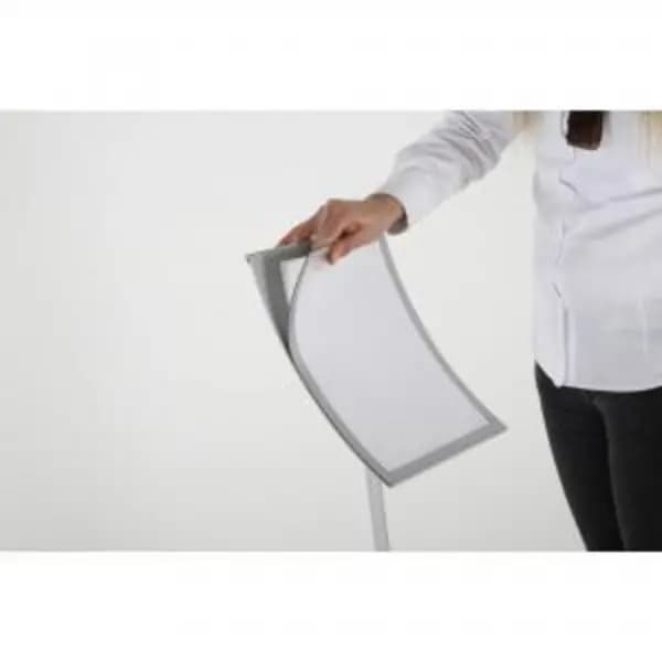 Image of Arc MenuBoard Holder Steel Base A4 SL EXR24933SS