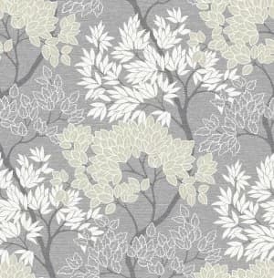 Image of Fresco Lykke Tree Charcoal Wallpaper
