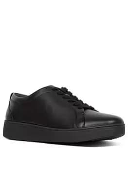 Image of FitFlop Rally Trainers - Black, Size 7, Women
