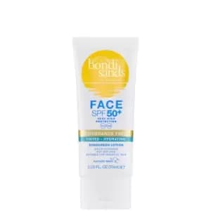Image of Bondi Sands SPF 50+ Fragrance Free 3 Star Hydrating Tinted Face Lotion 75ml