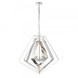 Image of 5 Light Ceiling Pendant Chrome Plate, E14