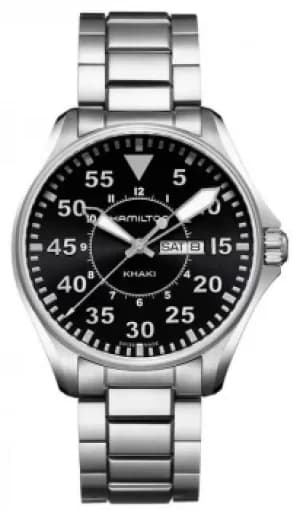 Image of Hamilton Khaki Pilot Quartz Stainless Steel H64611135 Watch
