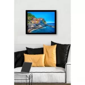 Image of SC0740 Multicolor Decorative Framed MDF Painting