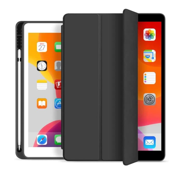 Image of eSTUFF SEATTLE Pencil Case for iPad Air 5/4 10.9 2022/2020 - Black PU