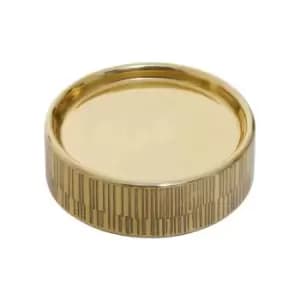 Image of Interiors By Ph Aluminium Soap Dish Gold Finish