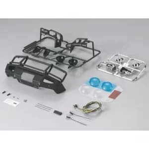 Image of Killerbody 1/10Th Alloy Bumper W/Led Upgrade Sets Matt/Black