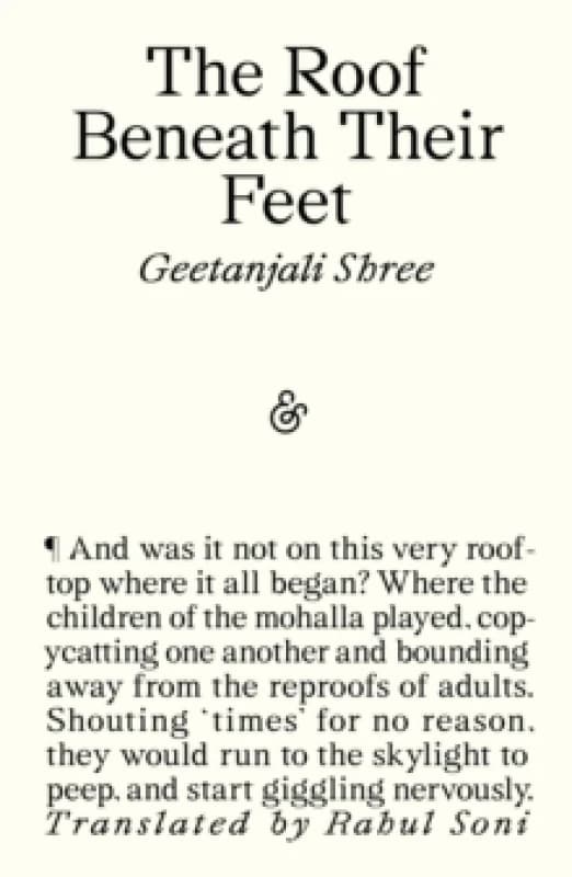 Image of The Roof Beneath Their Feet Paperback / softback