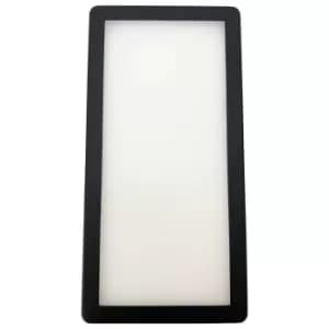 Image of 5x MATT BLACK Ultra-Slim Rectangle Under Cabinet Kitchen Light & Driver Kit - Natural White Diffused LED