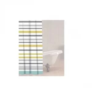 Image of Sabichi Stripe Shower Curtain Ocean