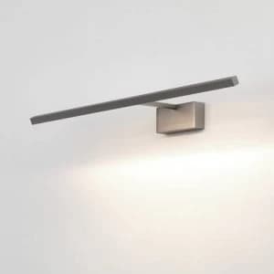 Image of LED 1 Light Large Picture Wall Light Matt Nickel