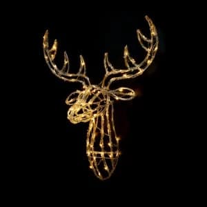 Image of Premier LED Reindeer Head - 70cm