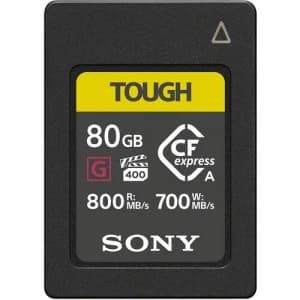 Image of Sony CEA-G80 80GB CFexpress Type A TOUGH Memory Card