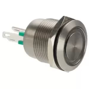 Image of ESKA Bulgin MPI002/28/GN Anti-vandal Switch SPST 24V DC 50mA Green...