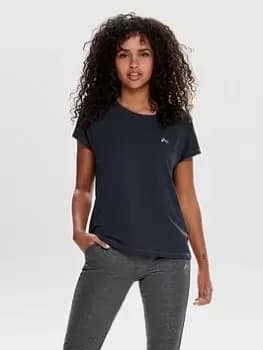 Image of Only Play Onpaubree Loose Train T-Shirt - Black, Size S, Women