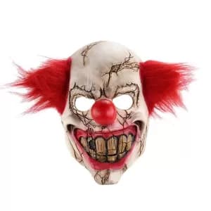 Image of Horror Clown Face Mask Latex