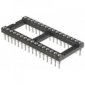 Image of IC socket Contact spacing 7.62mm Number of pins 10 ASSMANN WSW