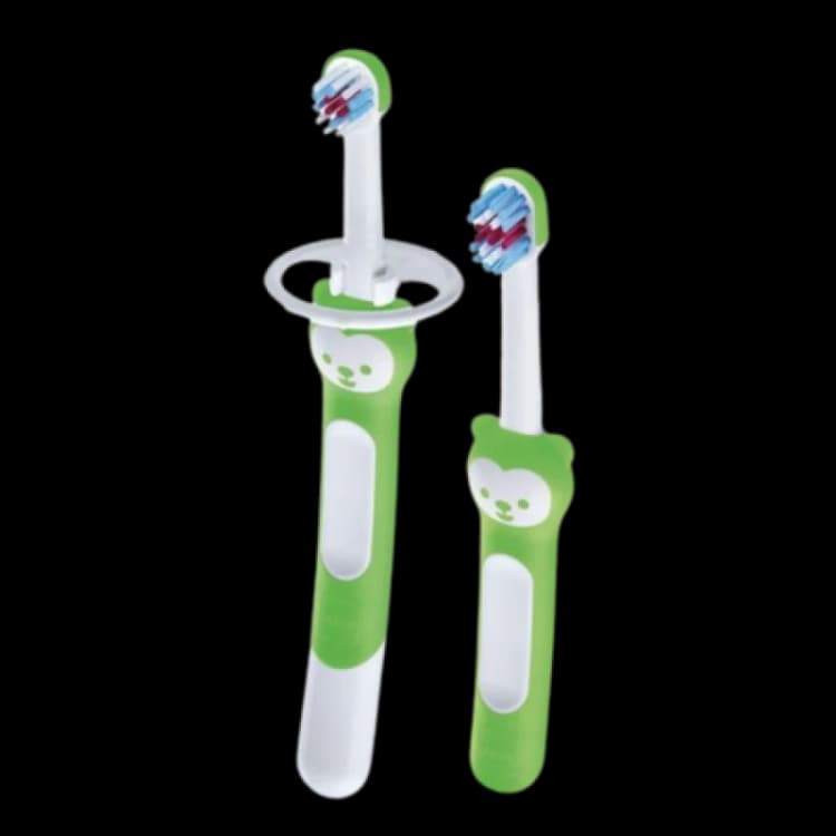Image of MAM Green Baby Toothbrush - +5 months GRN-MAM-HYG04