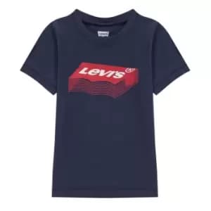 Image of Levis 3D Graphic T Shirt - Blue
