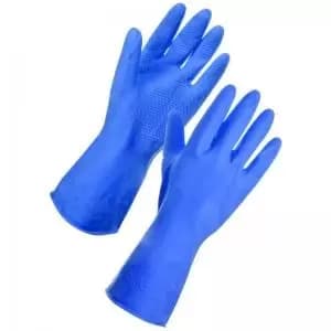 Image of Purely Class Household Rubber Gloves Blue Small x 1 pair