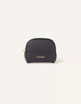 Image of Accessorize Womens Soft Crescent Coin Purse Blue, Size: L 9cm x W 10 cm