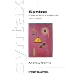 Image of Syntax : A Generative Introduction