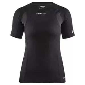 Image of Craft Womens/Ladies Extreme X Round Neck Active T-Shirt (XXL) (Black)