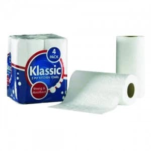 Image of Value 2Ply White Kitchen Towel PK24