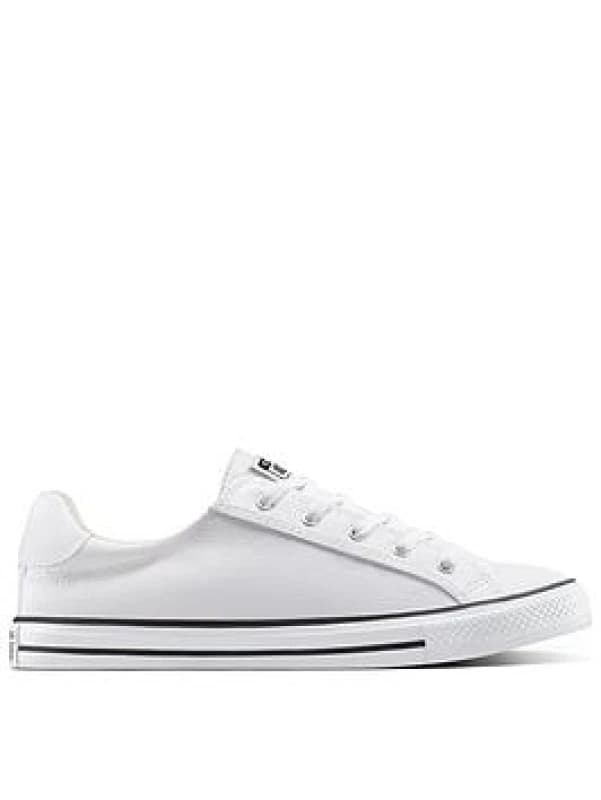 Image of Converse CHUCK TAYLOR ALL STAR DAINTY LUCKY womens Shoes (Trainers) in White