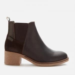 Image of Barbour Womens Jane Leather Ankle Boots - Black - UK 4