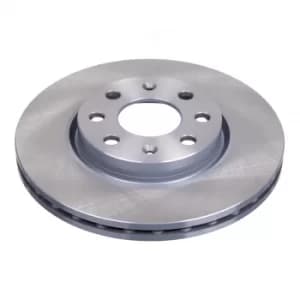 Image of Pair of Brake Discs 28177 by Febi Bilstein Front Axle