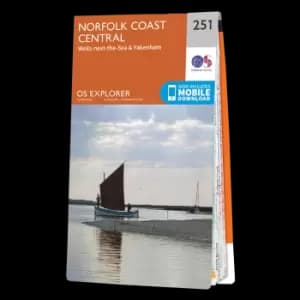Image of Map of Norfolk Coast Central