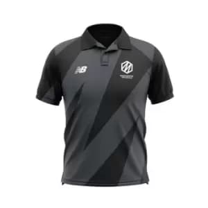 Image of New Balance Balance Manchester Originals Polo Shirt Junior Boys - Black