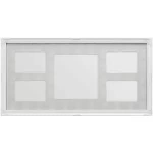 Image of Premier Housewares - White 5 Photo Multi Photo Frame