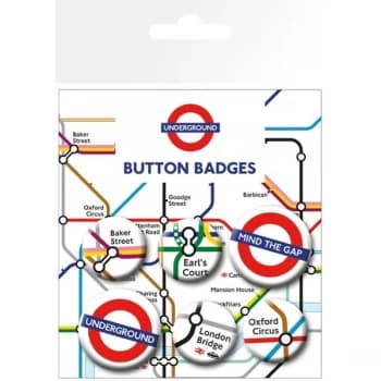 Image of Transport For London - Underground Map Badges