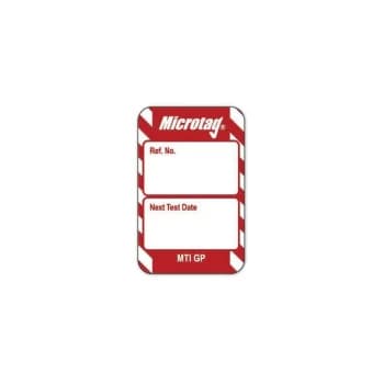 Image of Microtag Red Inserts - Pack of 20 - Sitesafe