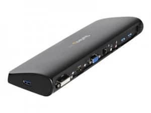 Image of StarTech HDMI DVI VGA Dual Video Universal USB 3.0 Laptop Docking Station