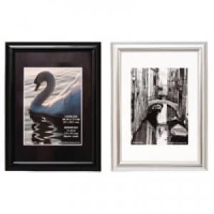Image of Photo Album Company A4 Shiny Black Certificate Frame PILA4SHIN-Black