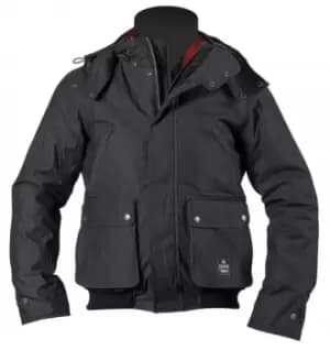 Image of Helstons Walk Motorcycle Textile Jacket, black, Size L, black, Size L