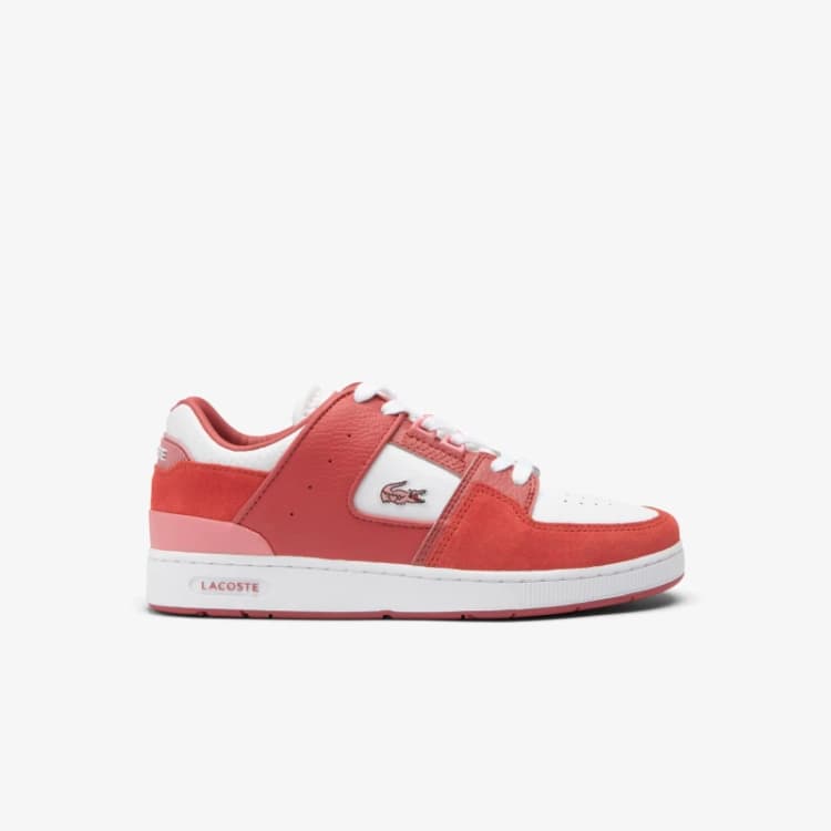 Image of Lacoste Court Cage Trainers - Pink white Pink white 4