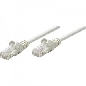 Image of Intellinet RJ45 Network cable, patch cable CAT 6 S/FTP 2m Grey gold plated connectors