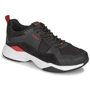 Image of Hugo Boss Block Runner Chunky Trainers Black Size 7 Men
