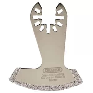 Image of Draper Oscillating Multi Tool Diamond Grout and Mortar Blade 52mm Pack of 1